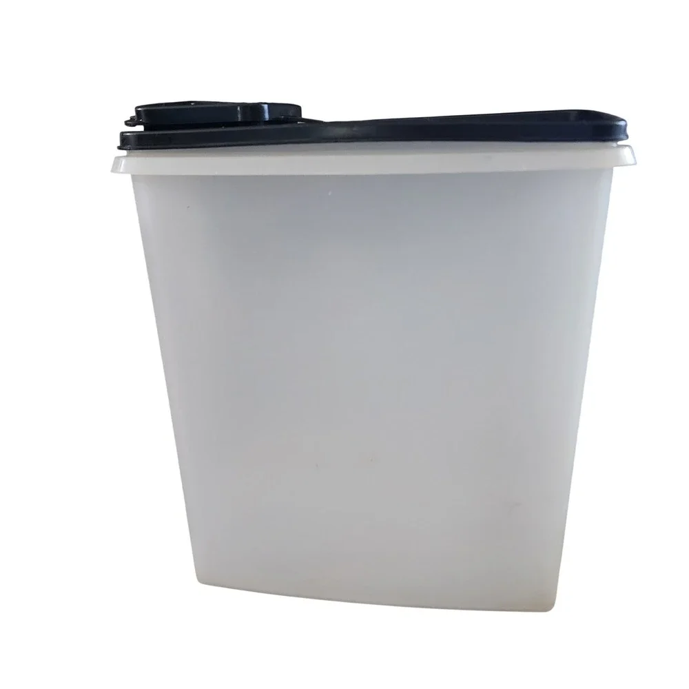 Tupperware Modular Mates Super Oval 4 Sheer Black Flip Top‎ Lid 16.5 Cup
